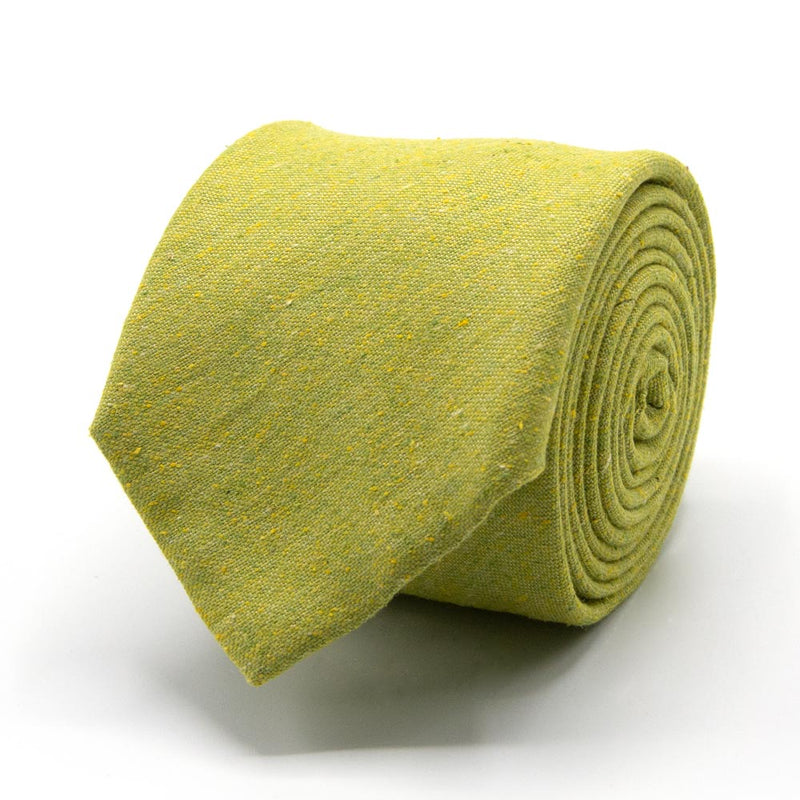 Gewebte Krawatte aus Seiden-/Baumwolle-Gemisch in Mint-Grün von BGENTS
