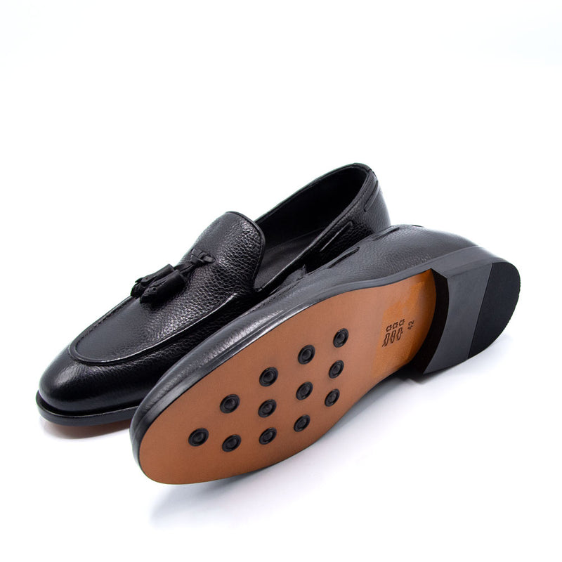 Tassel Loafer in Schwarz