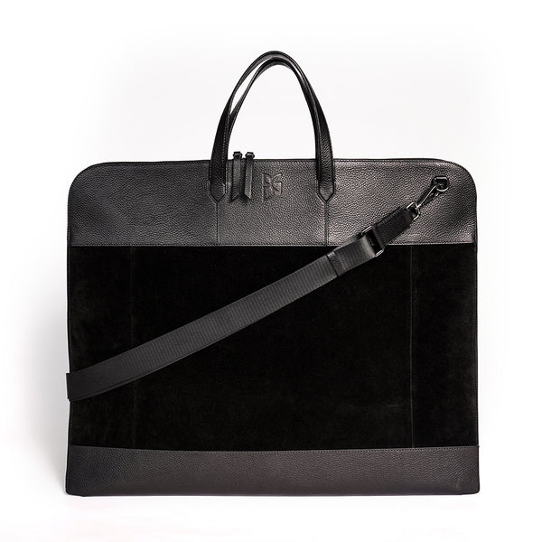 Smart Suit Bag - Anzugtasche aus Rindsleder/Veloursleder Kombination von BGENTS