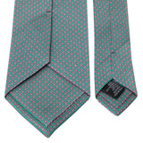 Mogador-Krawatte in Mintgrün mit Paisley-Muster von BGENTS Rückseite