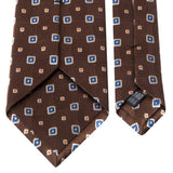 Seiden-Jacquard Krawatte mit geometrischem Muster