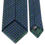 Seiden-Jacquard Krawatte mit geometrischem Muster