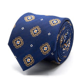 Seiden-Jacquard Krawatte mit geometrischem Muster von BGENTS