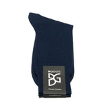 Feine Socken aus 100 % Baumwolle mit kleinem Wabenmuster in Marineblau von BGENTS gelegt