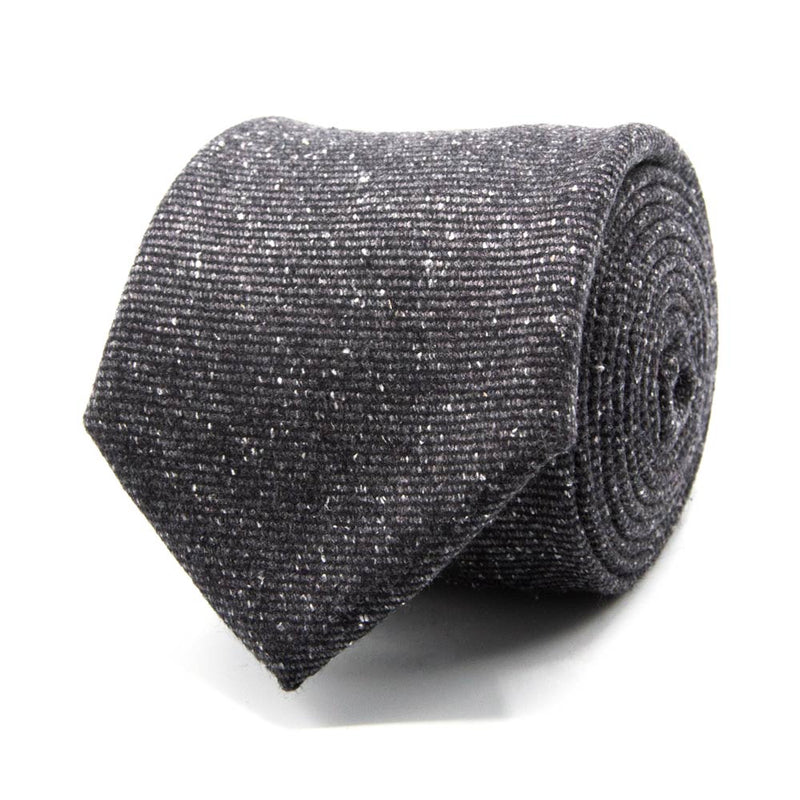 Krawatte aus Wolle-/Seiden-Gemisch in Grau von BGENTS