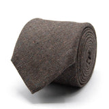Gewebte Krawatte aus Seiden-/Baumwolle-Gemisch in Braun von BGENTS