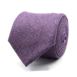 Krawatte aus Wolle-/Seiden-Gemisch in Lila von BGENTS