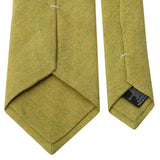 Gewebte Krawatte aus Seiden-/Baumwolle-Gemisch in Mint-Grün von BGENTS Rückseite