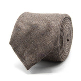 Krawatte aus Wolle-/Seiden-Gemisch in Braun von BGENTS